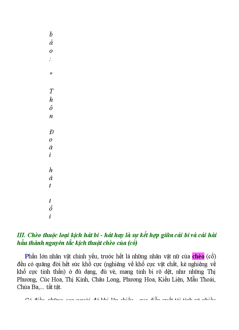 image for page Giới thiệu về nghệ thuật sân khấu chèo