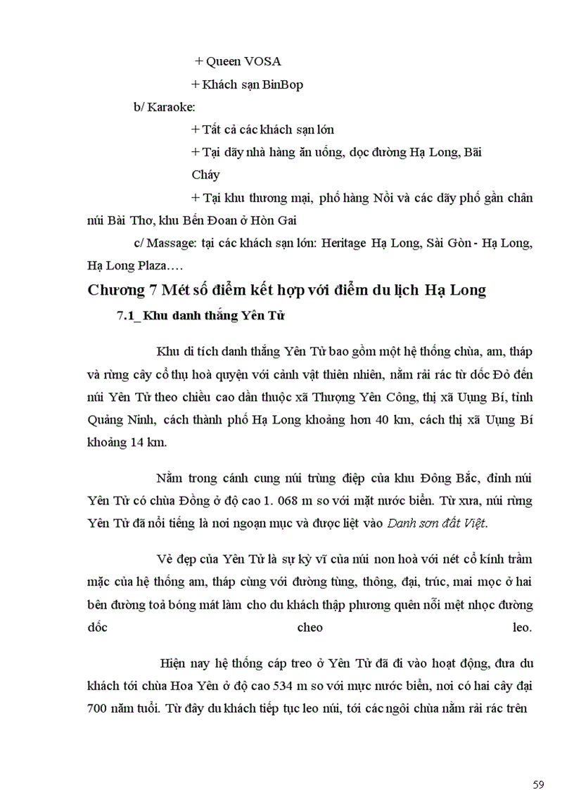 image for page Báo cáo thực tập ngành du lịch: Hạ Long