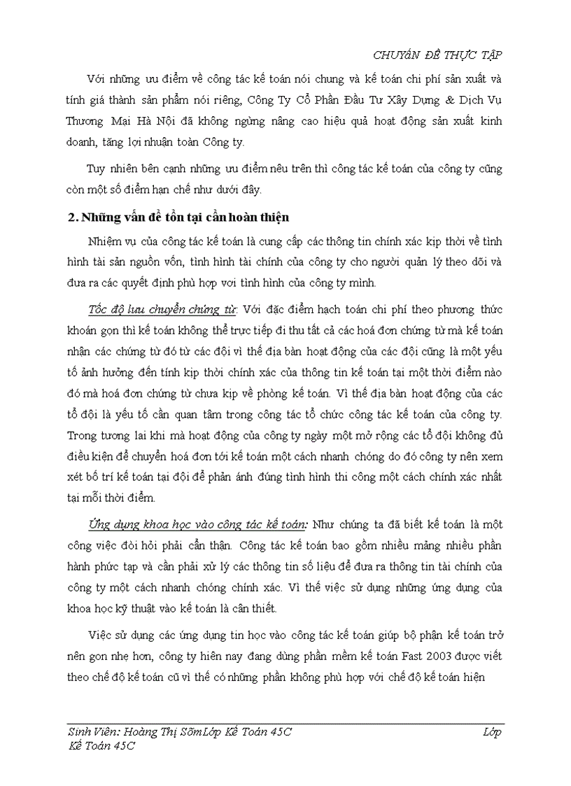 image for page Hạch toán chi phí sản xuất và tính giá thành sản phẩm xây lắp tại Công Ty Cổ Phần Đầu Tư Xây Dựng & Dịch Vụ Thương Mại Hà Nội