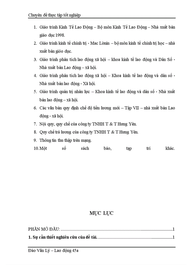 image for page Hoàn thiện quy chế trả lương tai Công ty TNHH T&T Hưng Yên