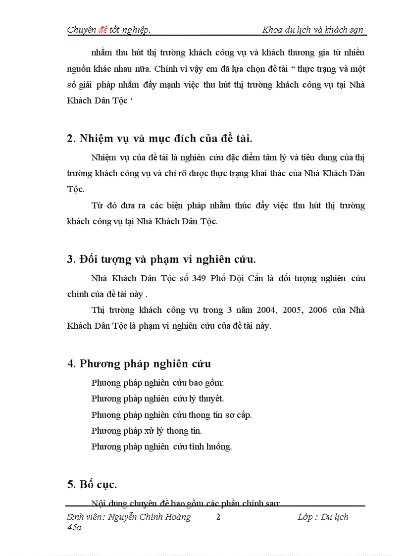 image for page Thực trạng và một số giải pháp nhằm đẩy mạnh việc thu hút thị trường khách công vụ tại Nhà Khách Dân Tộc