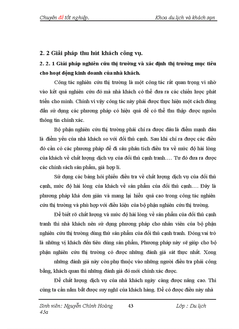 image for page Thực trạng và một số giải pháp nhằm đẩy mạnh việc thu hút thị trường khách công vụ tại Nhà Khách Dân Tộc