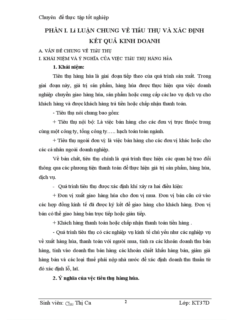 image for page Tiêu thụ và xác định kết quả kinh doanh