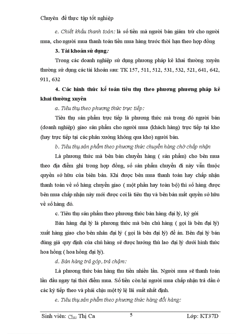 image for page Tiêu thụ và xác định kết quả kinh doanh