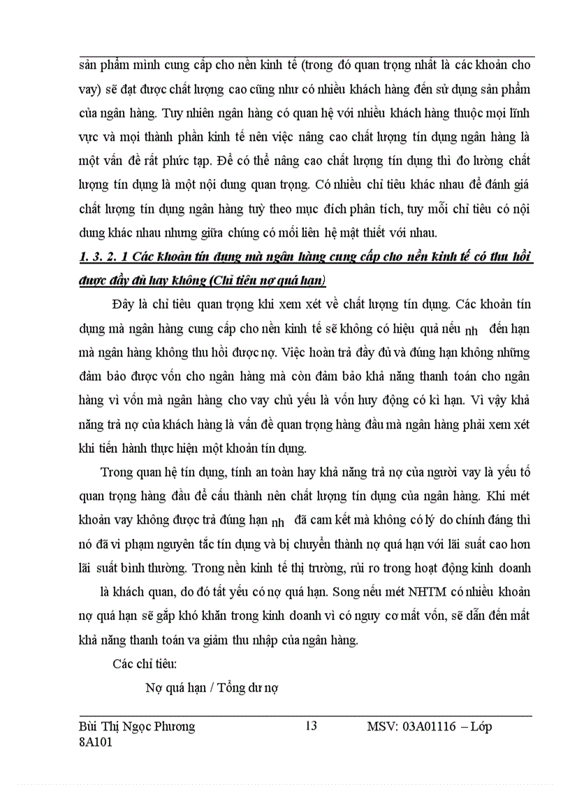 image for page Nâng cao chất lượng tín dụng đối với doanh nghiệp vừa và nhỏ tại chi nhánh ngân hàng công thương khu vực II Hai Bà Trưng