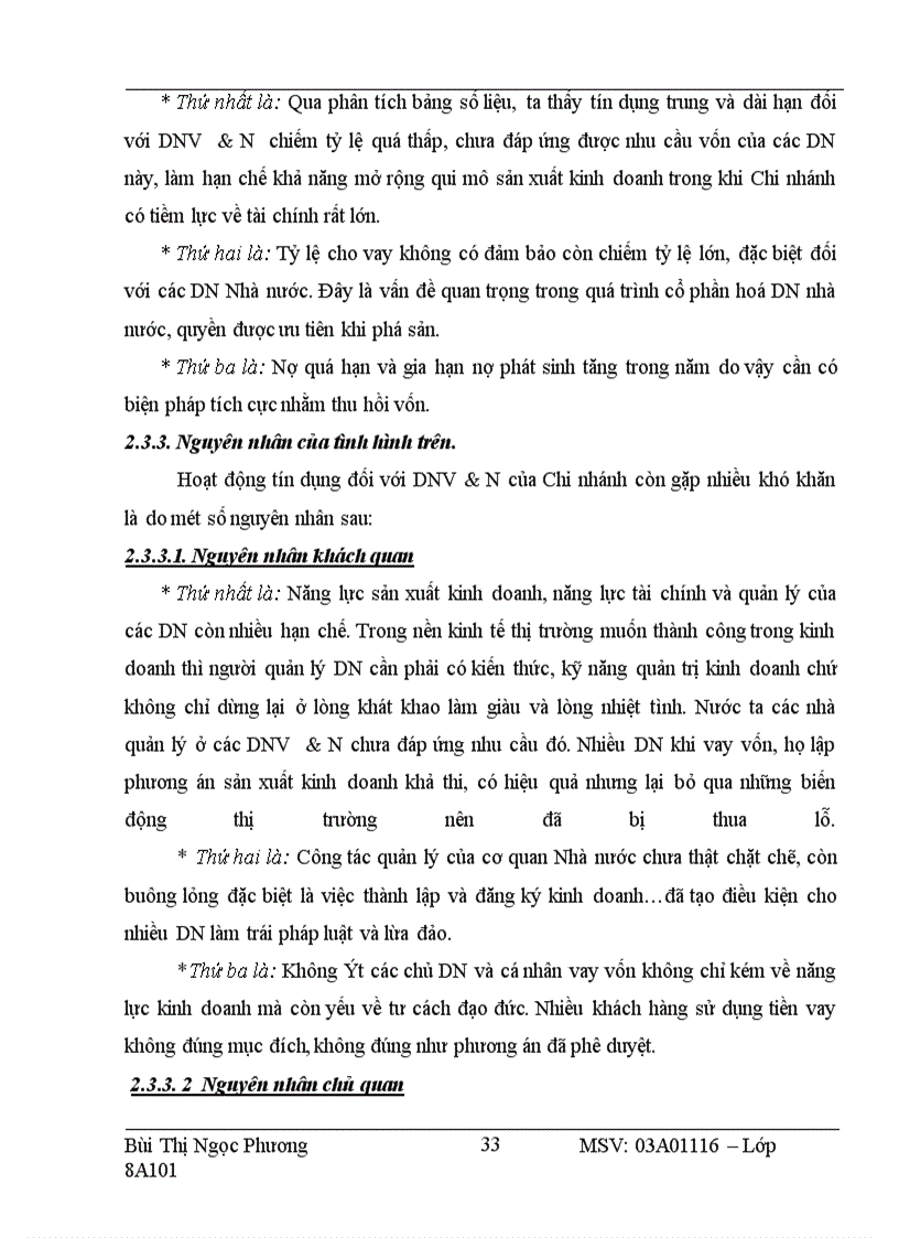 image for page Nâng cao chất lượng tín dụng đối với doanh nghiệp vừa và nhỏ tại chi nhánh ngân hàng công thương khu vực II Hai Bà Trưng