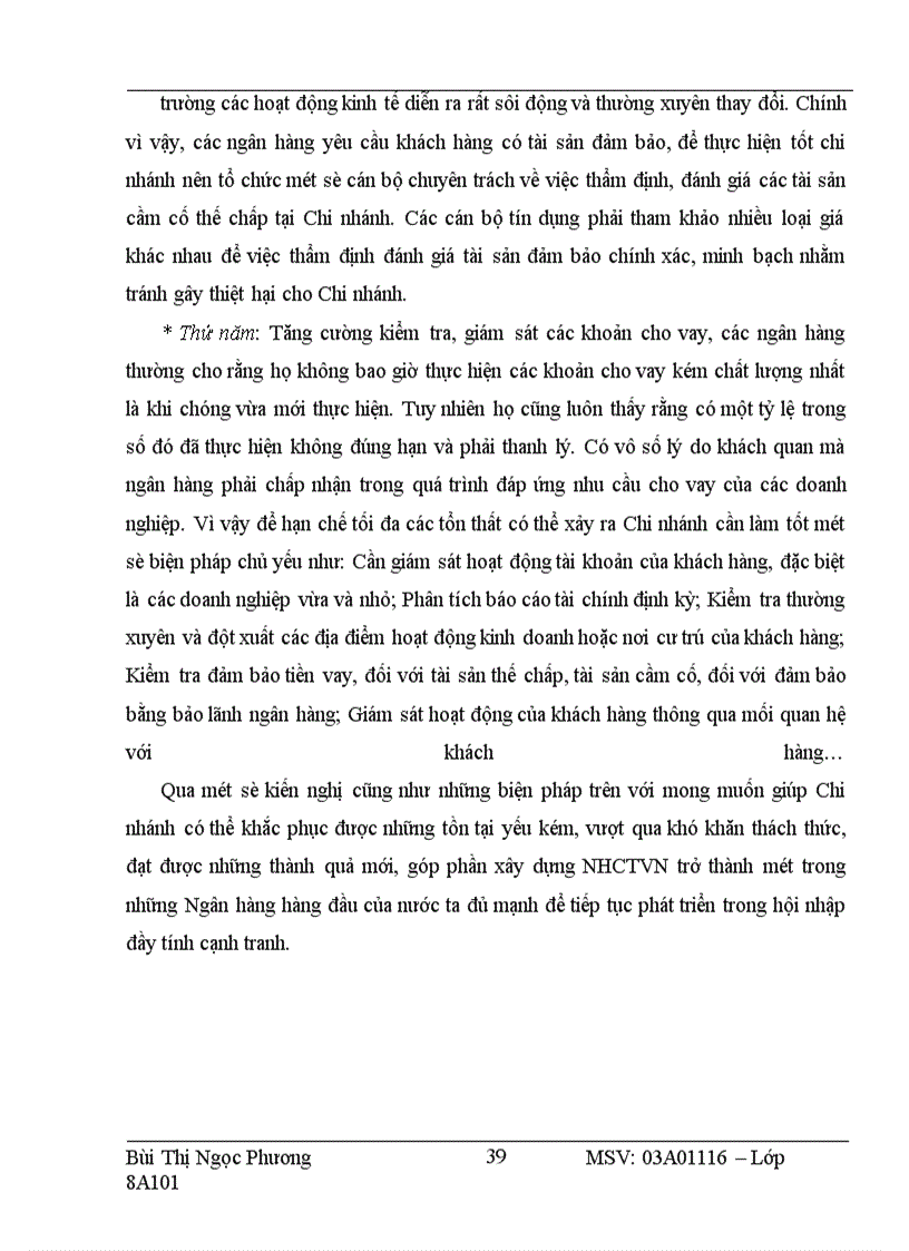 image for page Nâng cao chất lượng tín dụng đối với doanh nghiệp vừa và nhỏ tại chi nhánh ngân hàng công thương khu vực II Hai Bà Trưng