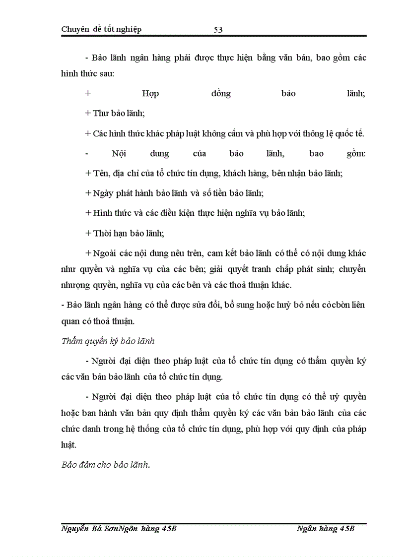 image for page Hoàn thiện nghiệp vụ bảo lãnh tại Ngân hàng Công Thương Sông Nhuệ.