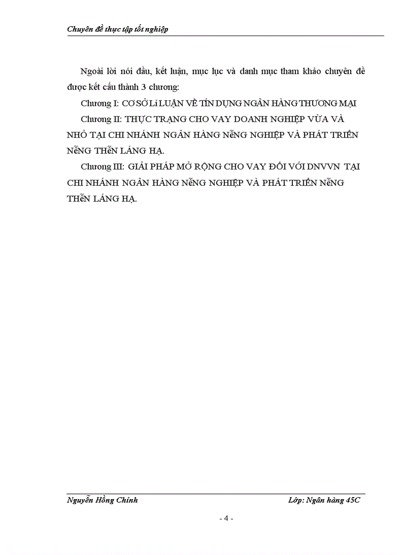 image for page Mở rộng tín dụng đối với doanh nghiệp vừa và nhỏ tại Chi nhánh Ngân hàng Nông nghiệp và Phát triển Nông thôn Láng Hạ