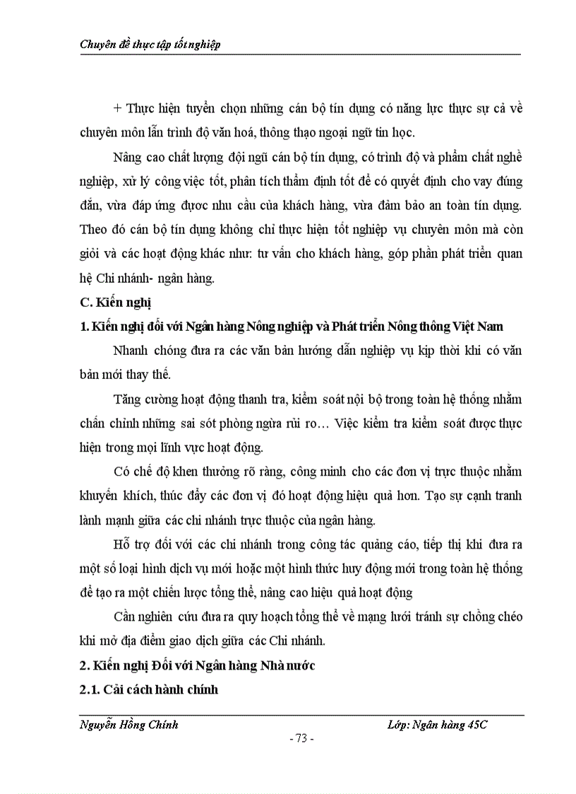 image for page Mở rộng tín dụng đối với doanh nghiệp vừa và nhỏ tại Chi nhánh Ngân hàng Nông nghiệp và Phát triển Nông thôn Láng Hạ