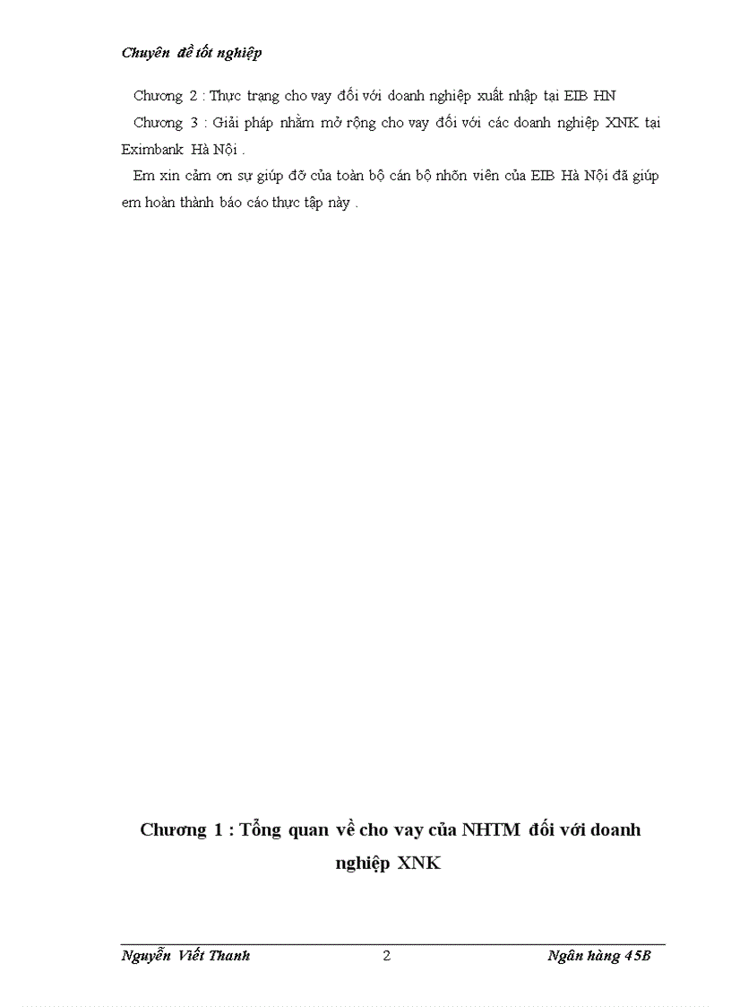 image for page Giải pháp mở rộng cho vay đối với doanh nghiệp xuất nhập khẩu tại ngân hàng thương mại cổ phần xuất nhập khẩu Hà Nội