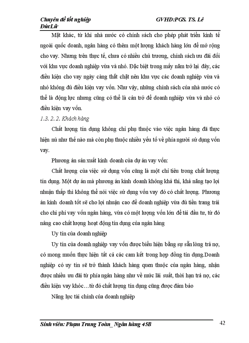 image for page Nâng cao chất lượng tín dụng đối với các doanh nghiệp vừa và nhỏ tại ngân hàng công thương Hoàn Kiếm