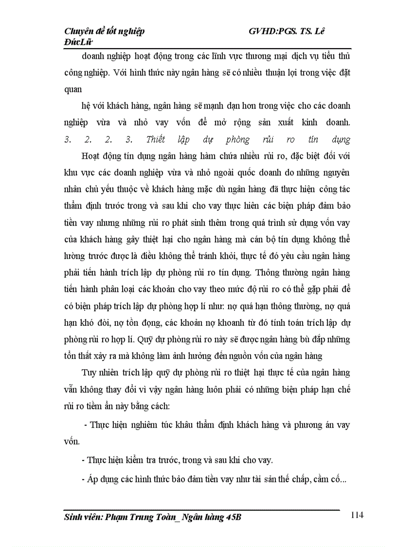 image for page Nâng cao chất lượng tín dụng đối với các doanh nghiệp vừa và nhỏ tại ngân hàng công thương Hoàn Kiếm