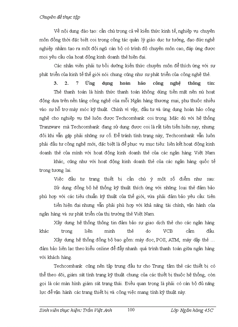 image for page Giải pháp phát triển hoạt động kinh doanh thẻ tại Ngân hàng thương mại cổ phần Kỹ thương Việt Nam - Techcombank