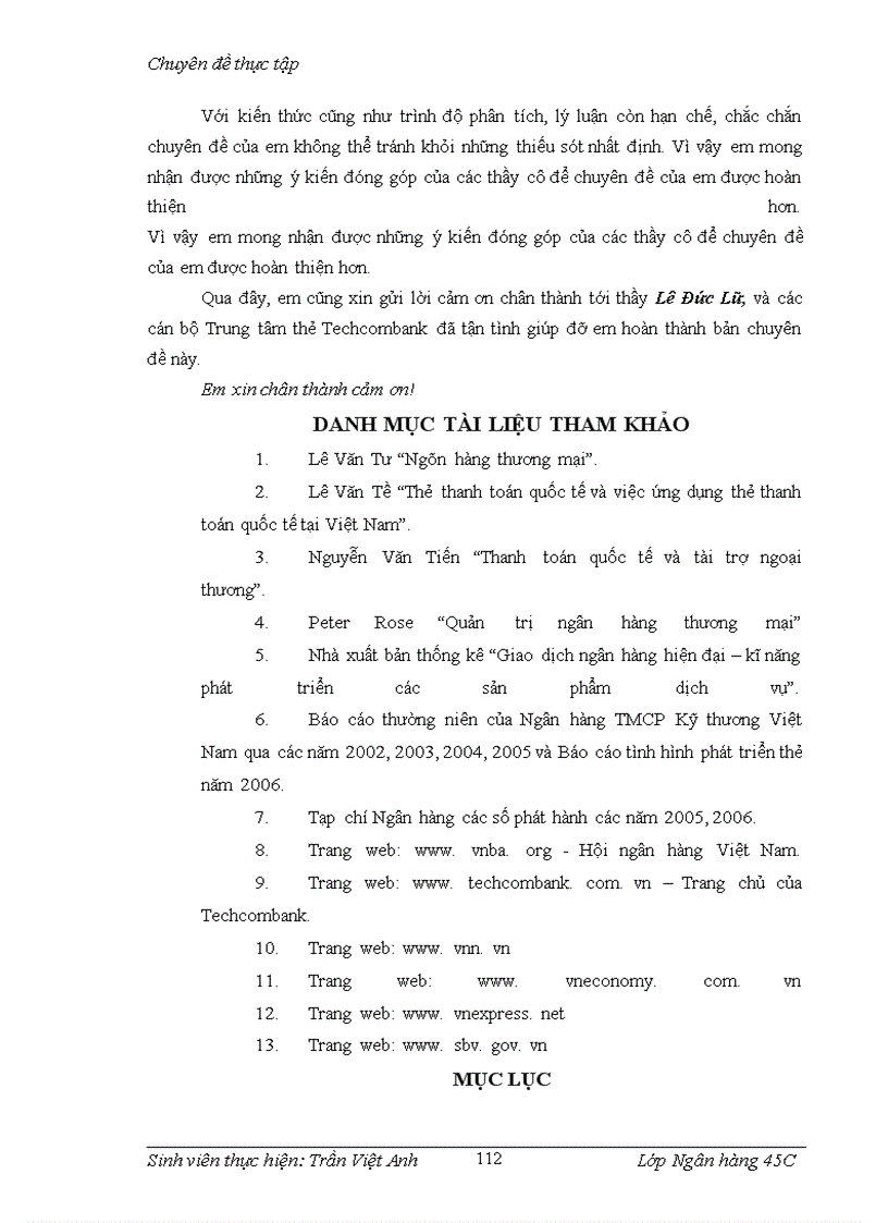 image for page Giải pháp phát triển hoạt động kinh doanh thẻ tại Ngân hàng thương mại cổ phần Kỹ thương Việt Nam - Techcombank