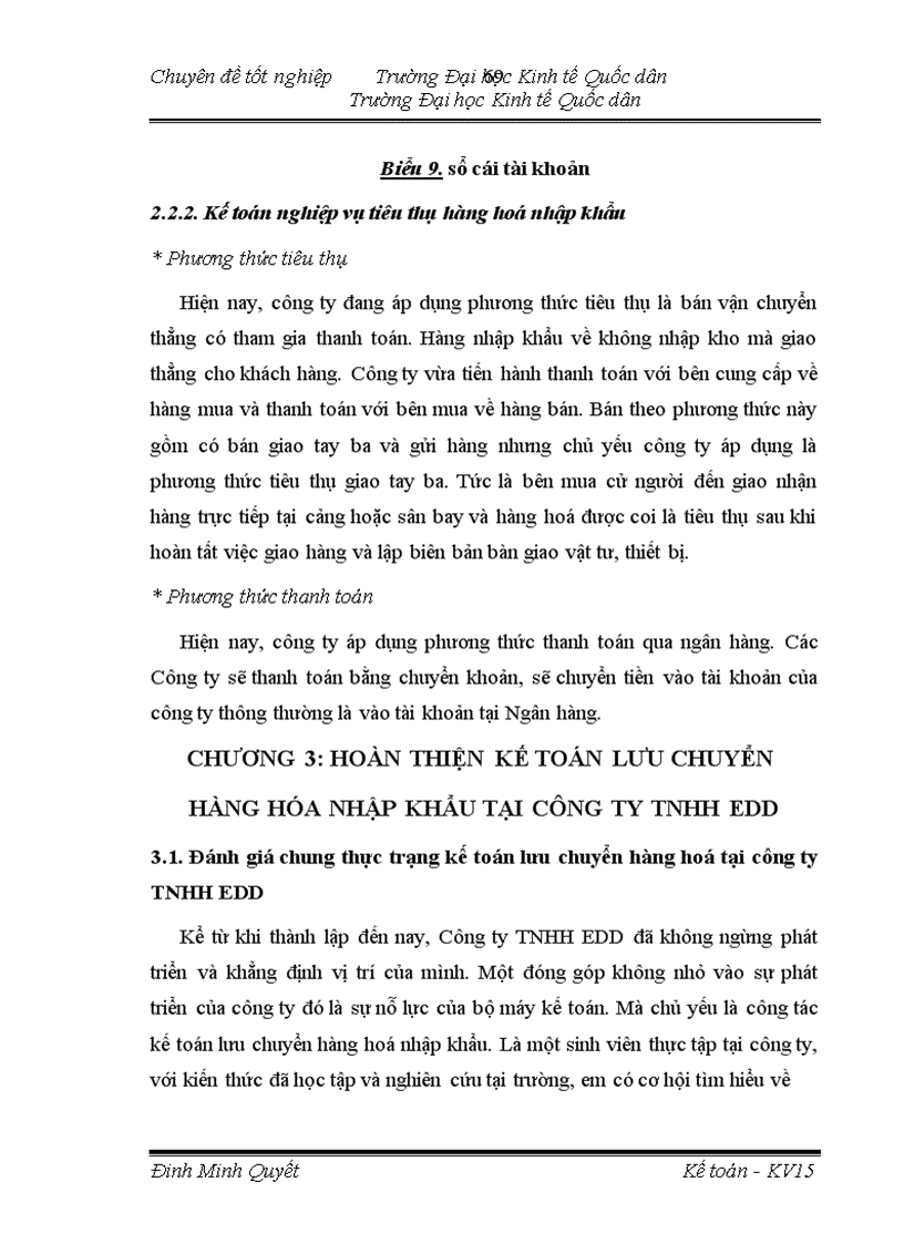 image for page Hoàn thiện kế toán lưu chuyển hàng hóa nhập khẩu tại Công ty TNHH EDD