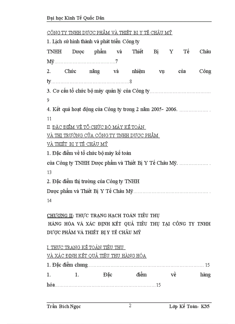 image for page Hoàn thiện kế toán tiêu thụ hàng hóa và xác định kết quả tiêu thụ tại Công ty TNHH Dược Phẩm và Thiết Bị Y Tế Châu Mỹ