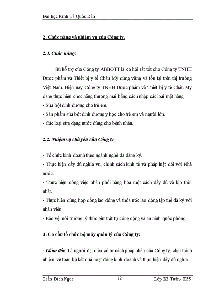 image for page Hoàn thiện kế toán tiêu thụ hàng hóa và xác định kết quả tiêu thụ tại Công ty TNHH Dược Phẩm và Thiết Bị Y Tế Châu Mỹ