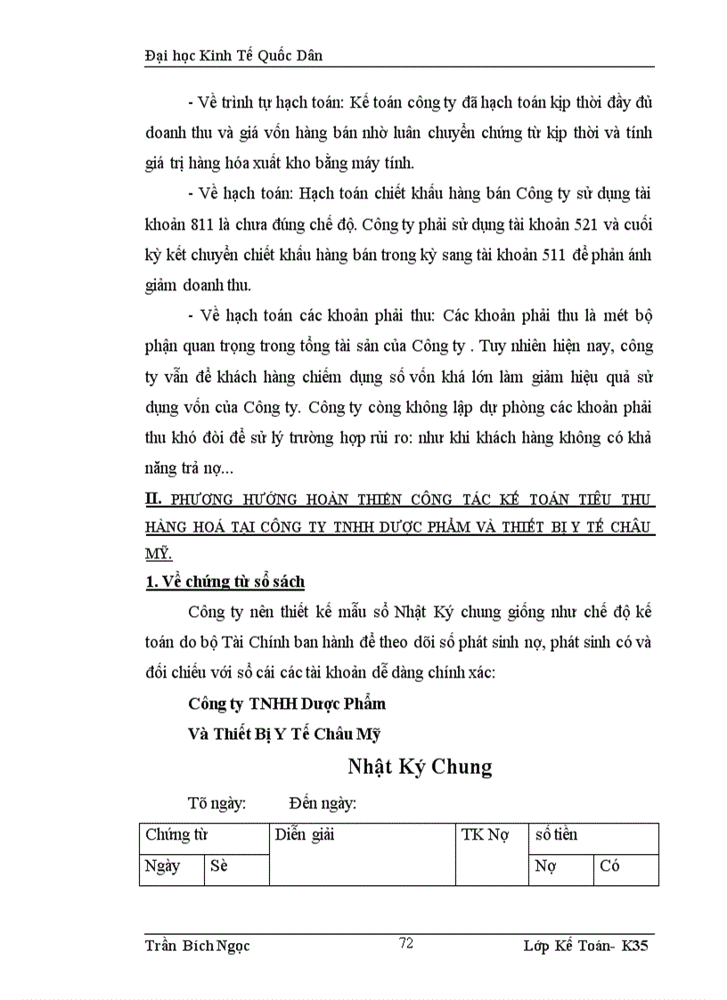 image for page Hoàn thiện kế toán tiêu thụ hàng hóa và xác định kết quả tiêu thụ tại Công ty TNHH Dược Phẩm và Thiết Bị Y Tế Châu Mỹ