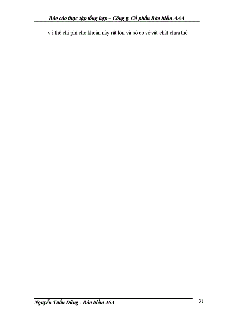 image for page Báo cáo thực tập tổng hợp – Công ty Cổ phần Bảo hiểm AAA