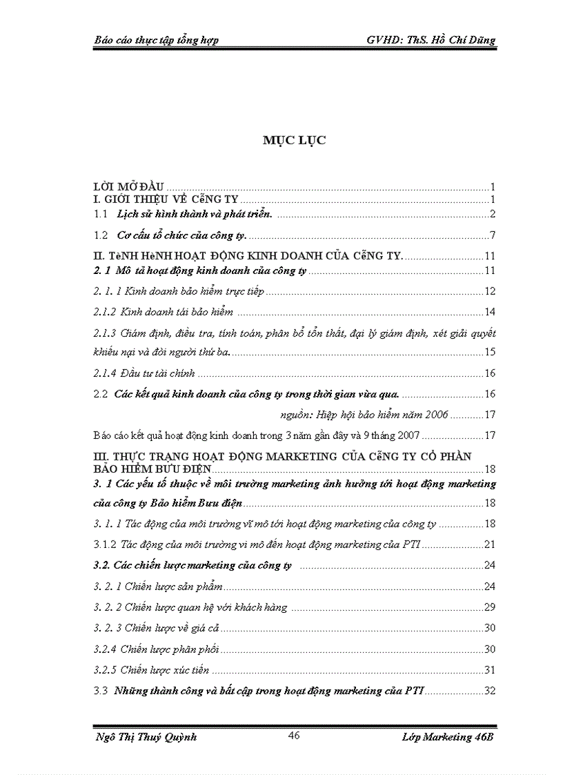 image for page Báo cáo thực tập tổng hợp Công ty Cổ phần Bảo hiểm Bưu điện