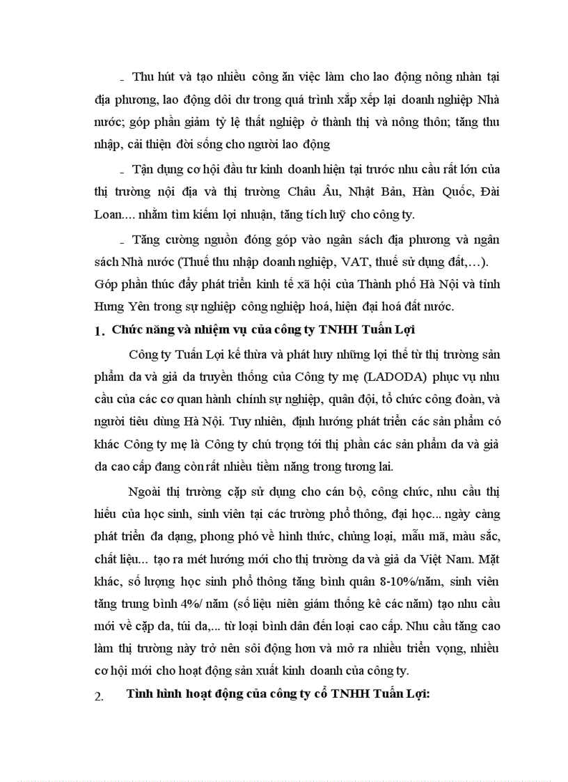 image for page Báo cáo thực tập tổng hợp tại CÔNG TY TNHH TUấN LợI