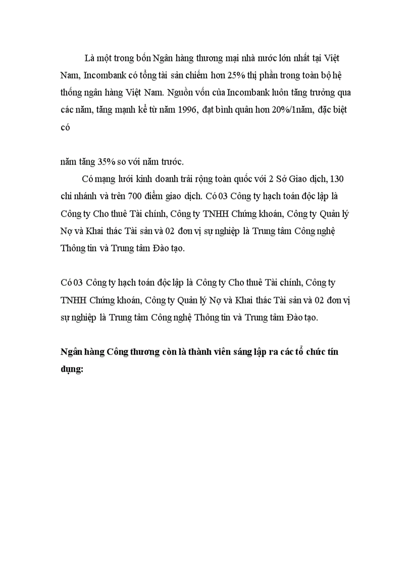 image for page Báo cáo tổng hợp Ngân hàng Công thương Việt Nam