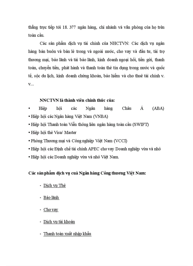 image for page Báo cáo tổng hợp Ngân hàng Công thương Việt Nam