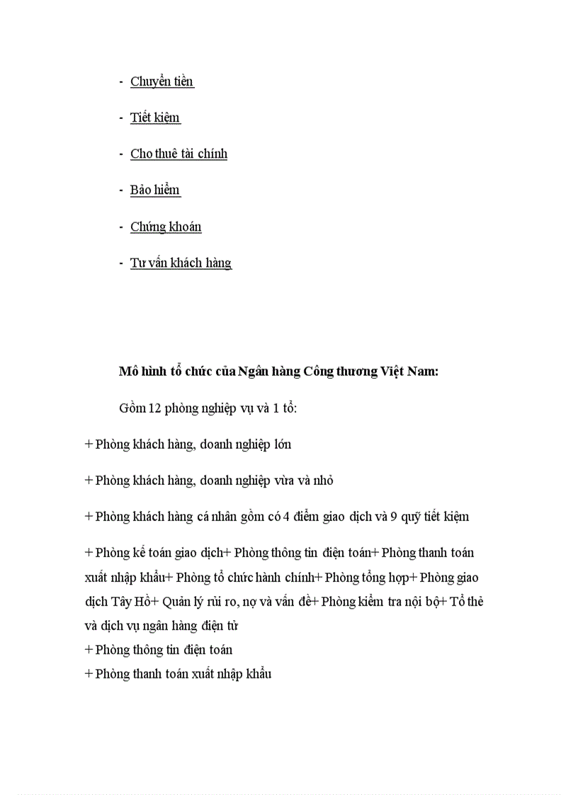 image for page Báo cáo tổng hợp Ngân hàng Công thương Việt Nam