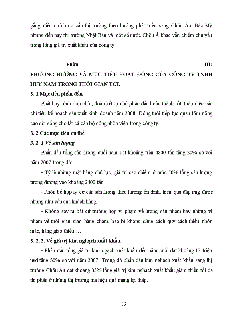 image for page Báo cáo tổng hợp về công ty TNHH Huy Nam