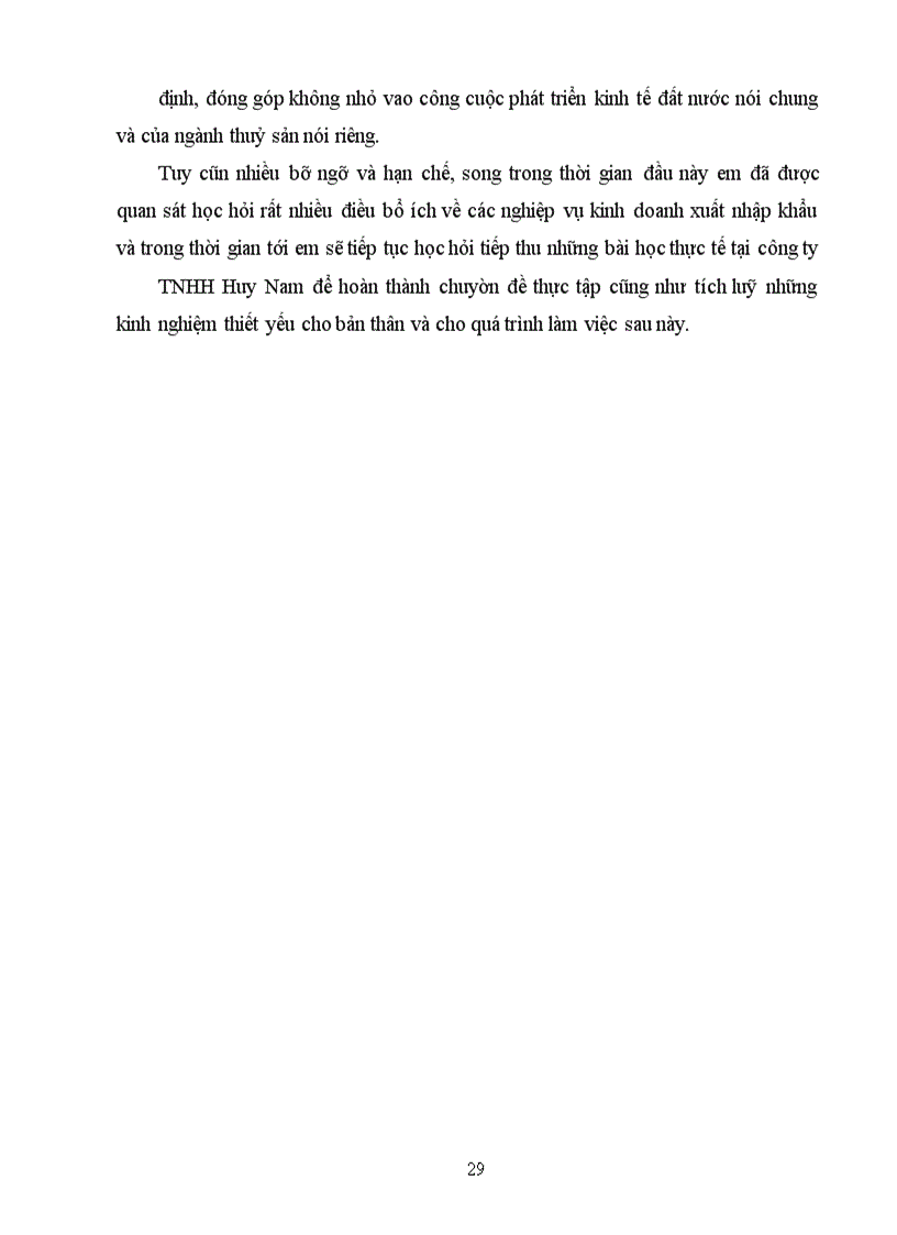 image for page Báo cáo tổng hợp về công ty TNHH Huy Nam