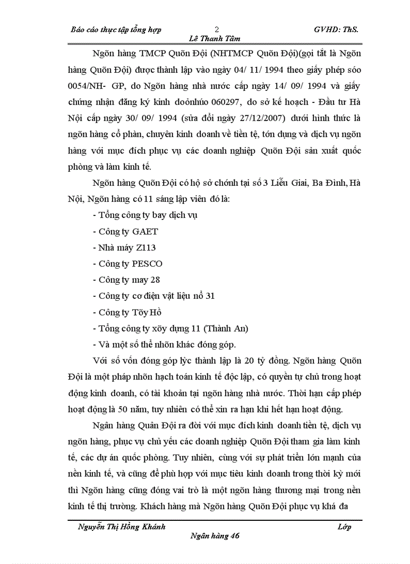 image for page Báo cáo thực tập tổng hợp VỀ NGÂN HÀNG TMCP QUÂN ĐỘI