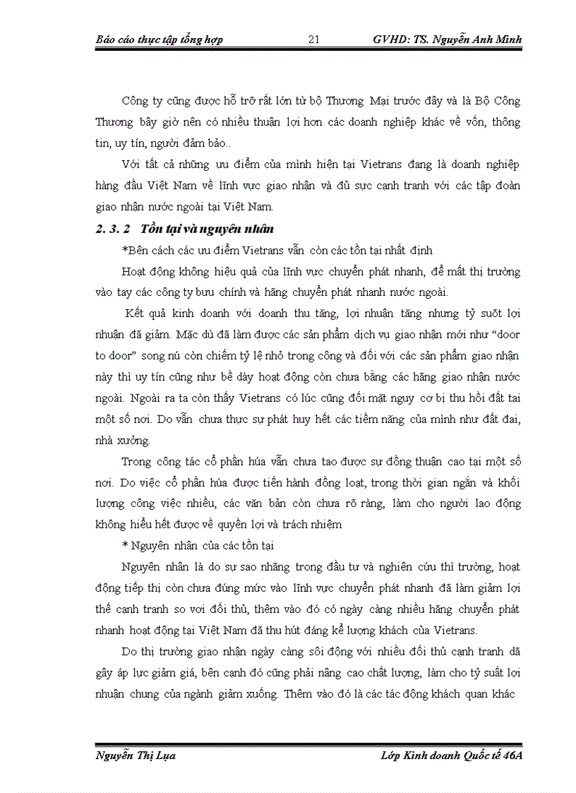 image for page Thực tập tổng hợp CÔNG TY GIAO NHẬN VẬN KHO VẬN NGOẠI THƯƠNG VIETRANS