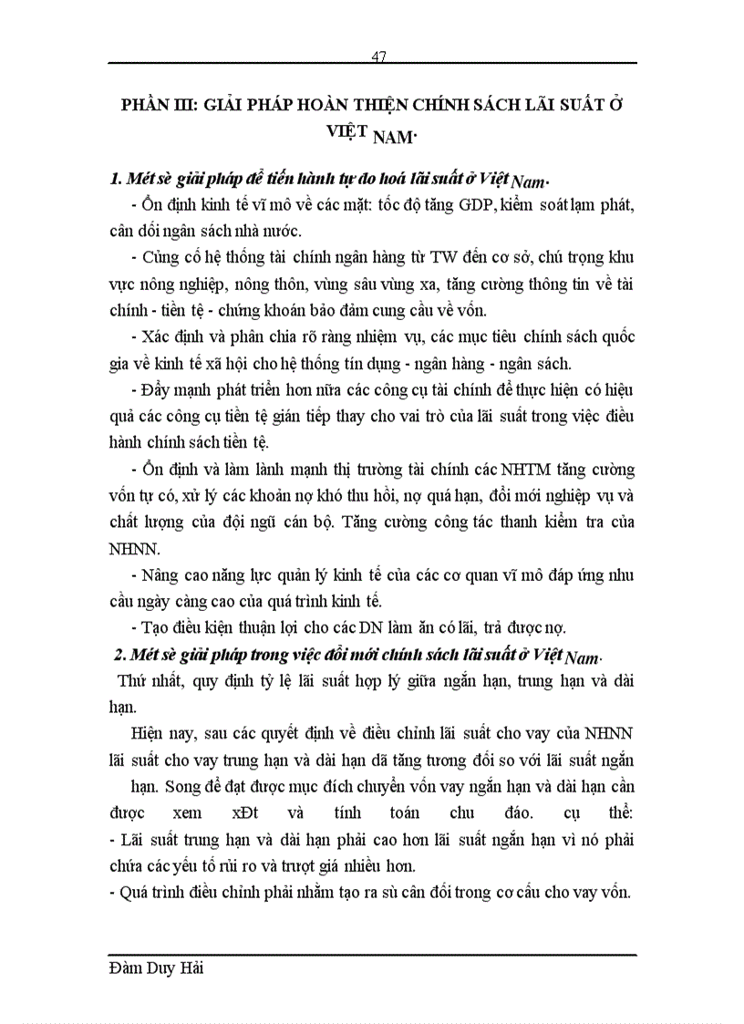 image for page Chính sách lãi suất và một số phương hướng nhằm thực hiện tốt chính sách lãi suất