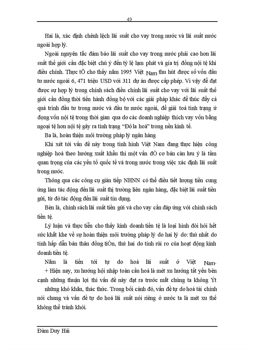 image for page Chính sách lãi suất và một số phương hướng nhằm thực hiện tốt chính sách lãi suất