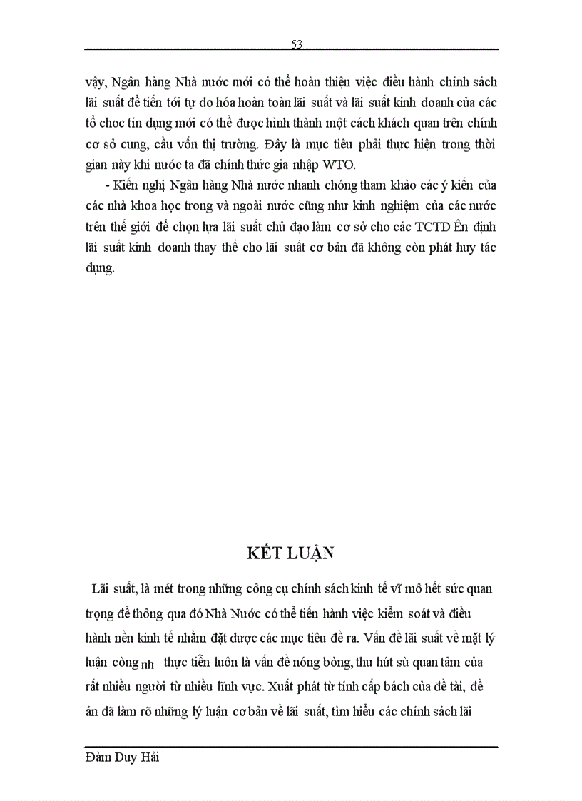 image for page Chính sách lãi suất và một số phương hướng nhằm thực hiện tốt chính sách lãi suất