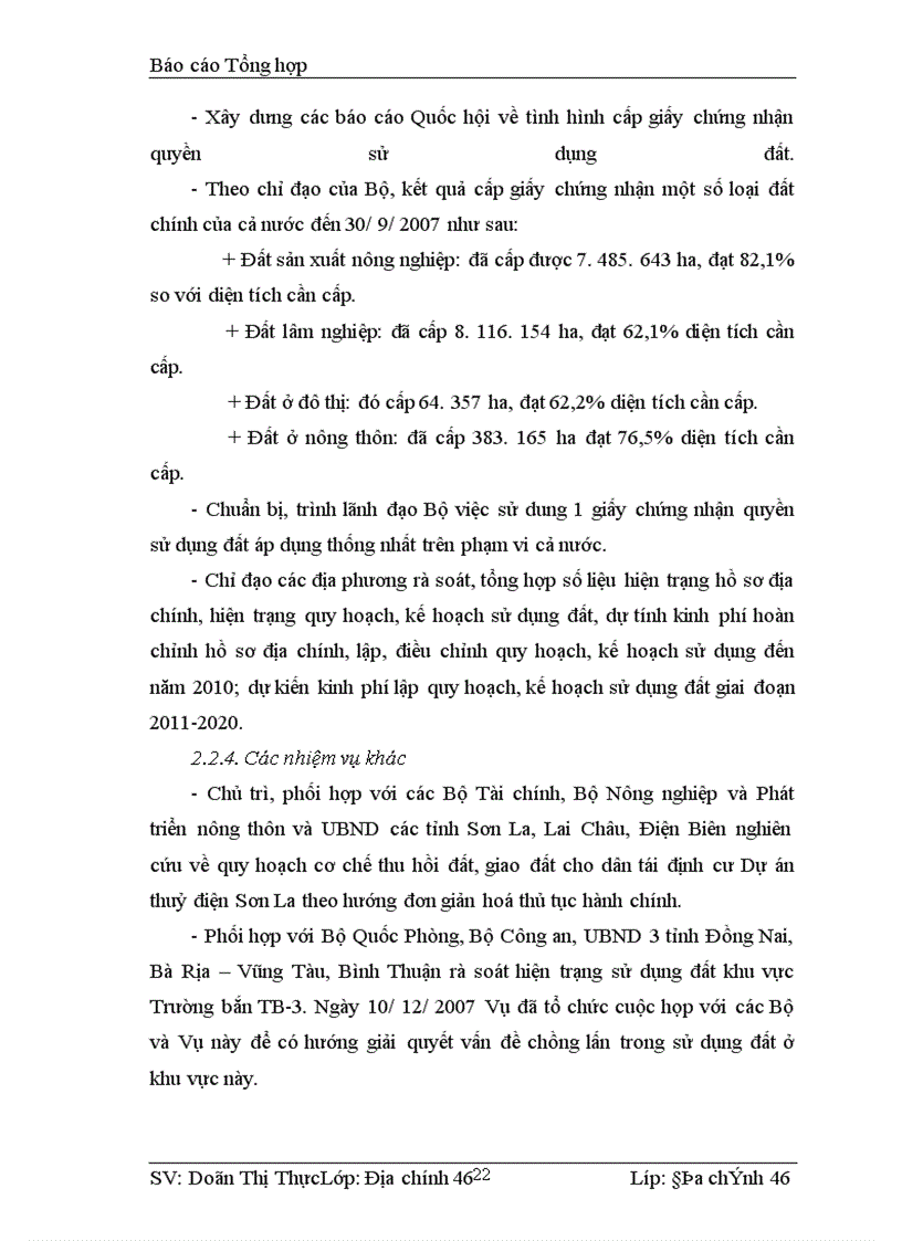 image for page Báo cáo Tổng hợp VỀ BỘ TÀI NGUYÊN VÀ MÔI TRƯỜNG