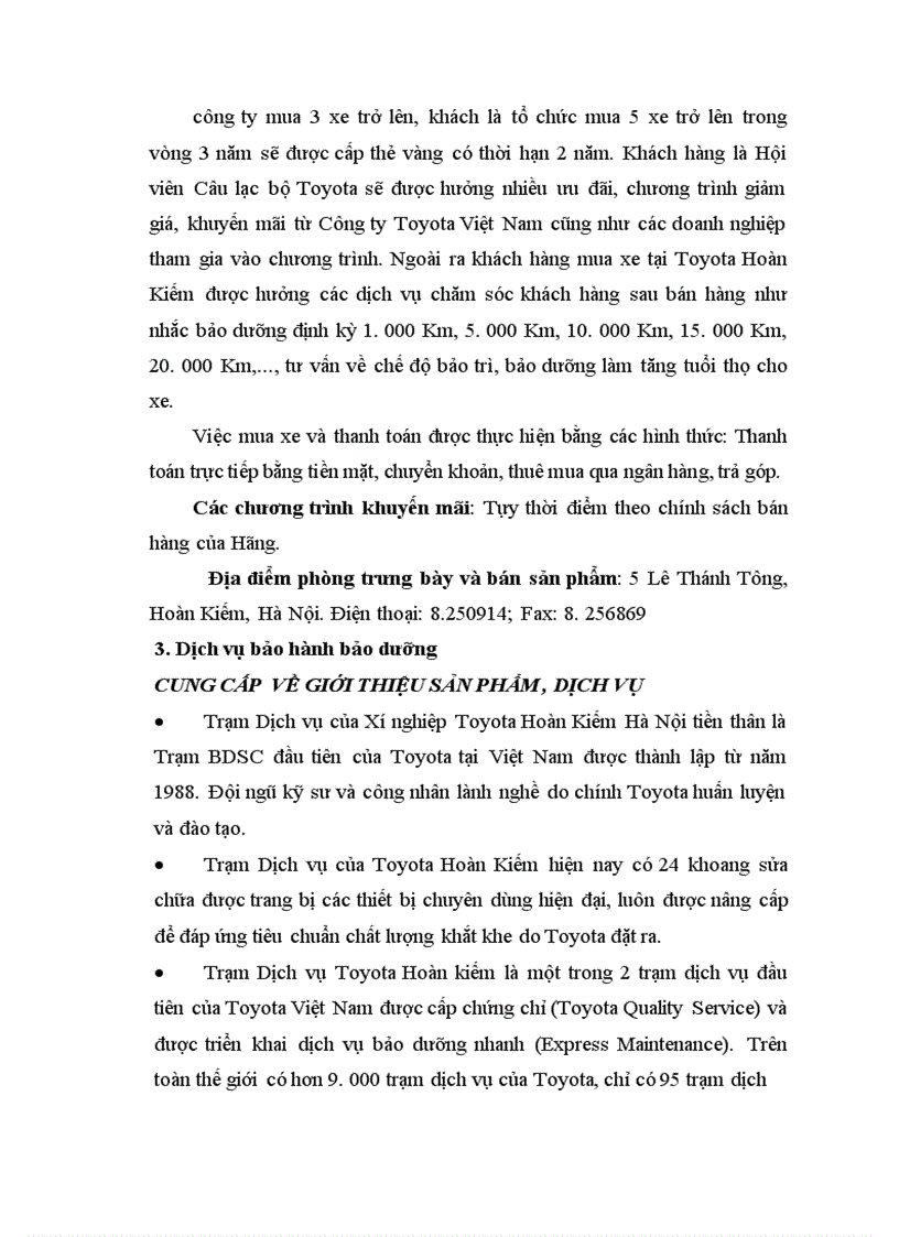 image for page Báo cáo tổng hợp tại XÍ NGHIỆP TOYOTA HOÀN KIẾM HÀ NỘI