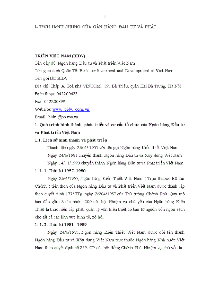 image for page Báo cáo tổng hợp về NGÂN HÀNG ĐẦU TƯ VÀ PHÁT