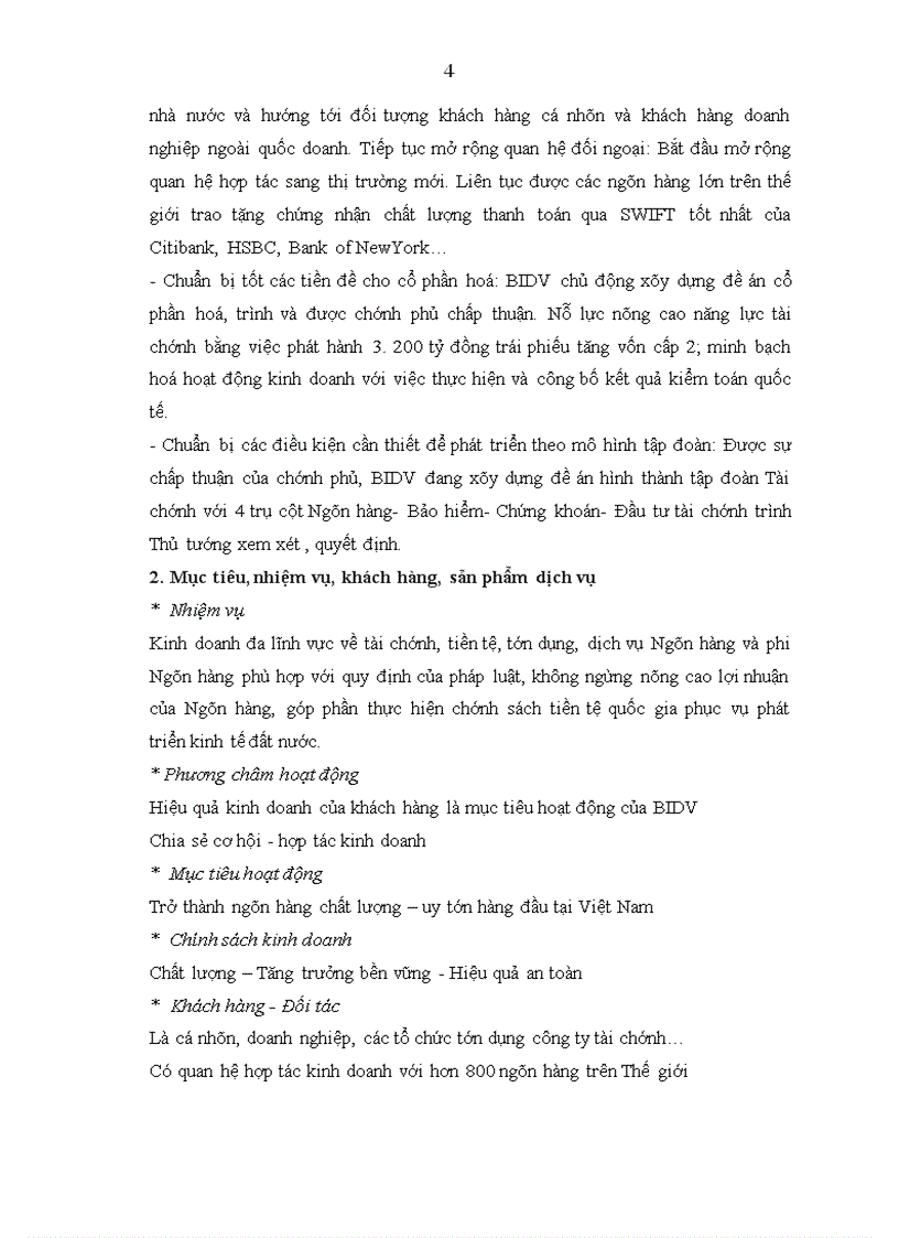 image for page Báo cáo tổng hợp về NGÂN HÀNG ĐẦU TƯ VÀ PHÁT