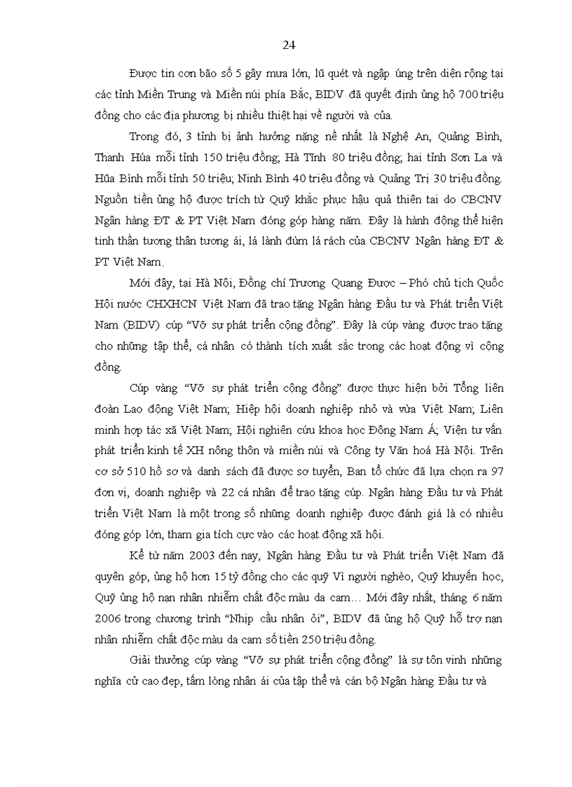 image for page Báo cáo tổng hợp về NGÂN HÀNG ĐẦU TƯ VÀ PHÁT