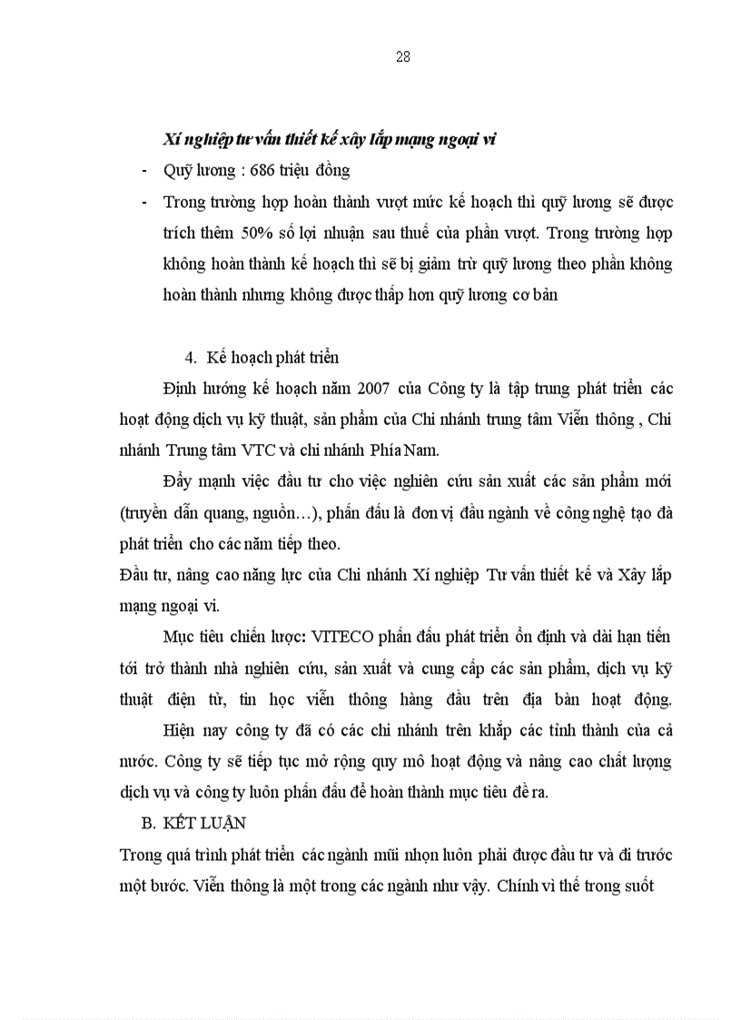 image for page Báo cáo tổng hợp về công ty Cổ phần Công nghệ Viễn thông VITECO