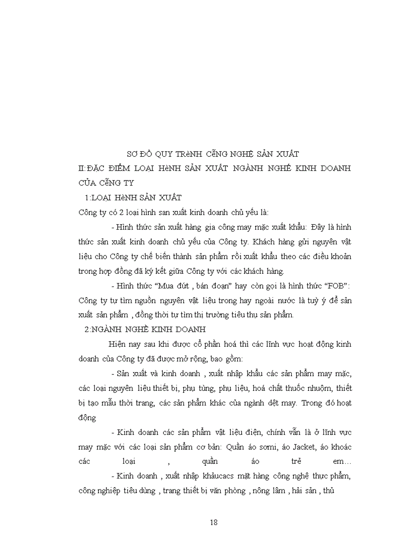 image for page Báo cáo tổng hợp về Công ty cổ phần may Thăng Long