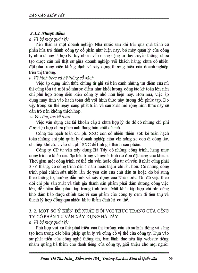 image for page Báo cáo thực tập tại Công ty cổ phần tư vấn xây dựng Hà Tây