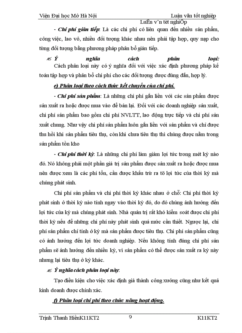 image for page Kế toán chi phí sản xuất và tính giá thành sản phẩm tại Công ty TNHH Nhà Nước một thành viên Cơ khí Hà Nội