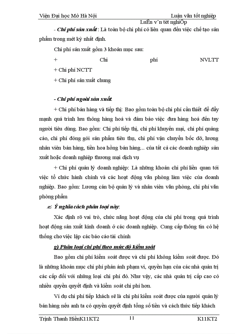 image for page Kế toán chi phí sản xuất và tính giá thành sản phẩm tại Công ty TNHH Nhà Nước một thành viên Cơ khí Hà Nội