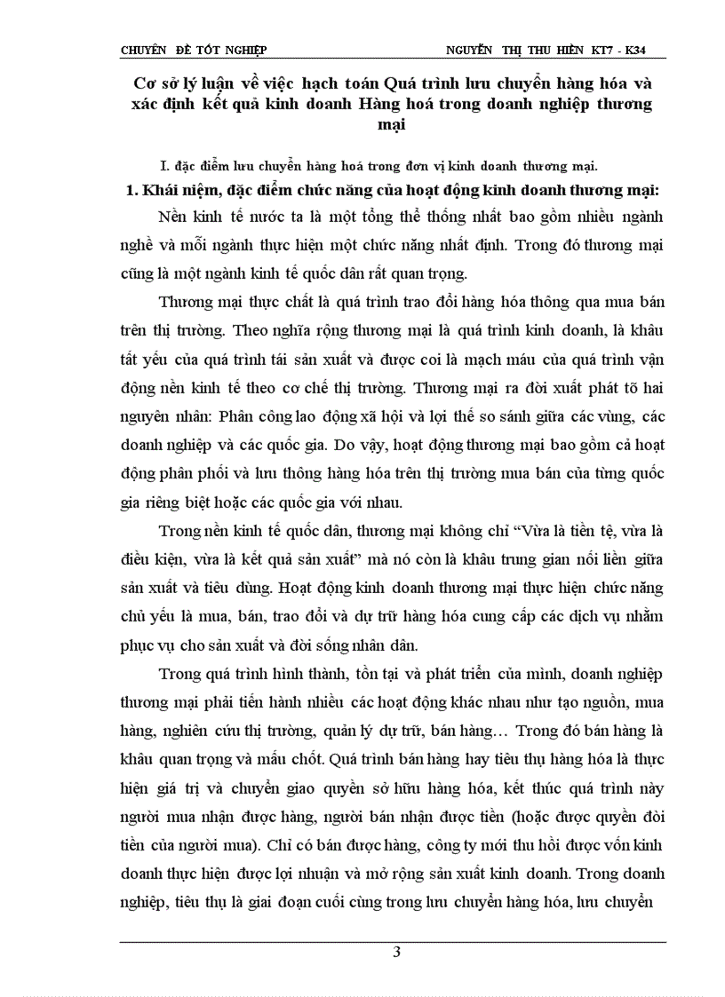 image for page Hạch toán quá trình lưu chuyển hàng hóa và xác định kết quả kinh doanh tại Trung tâm Nông sản Thực phẩm