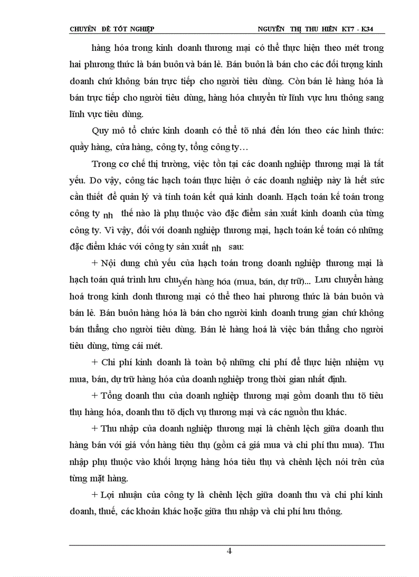 image for page Hạch toán quá trình lưu chuyển hàng hóa và xác định kết quả kinh doanh tại Trung tâm Nông sản Thực phẩm