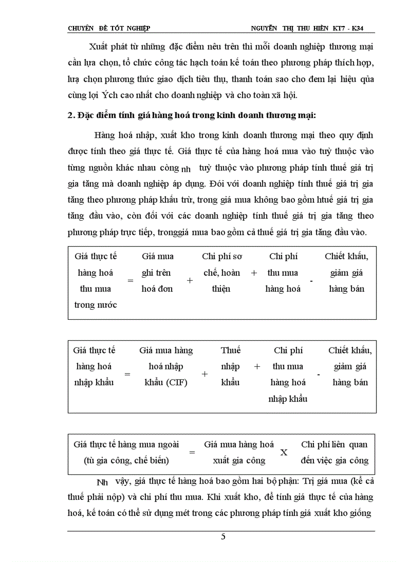 image for page Hạch toán quá trình lưu chuyển hàng hóa và xác định kết quả kinh doanh tại Trung tâm Nông sản Thực phẩm