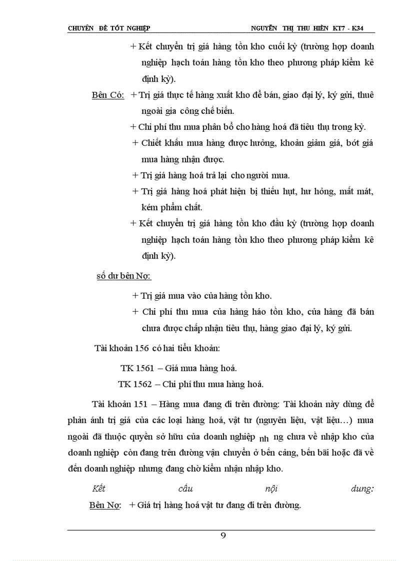 image for page Hạch toán quá trình lưu chuyển hàng hóa và xác định kết quả kinh doanh tại Trung tâm Nông sản Thực phẩm